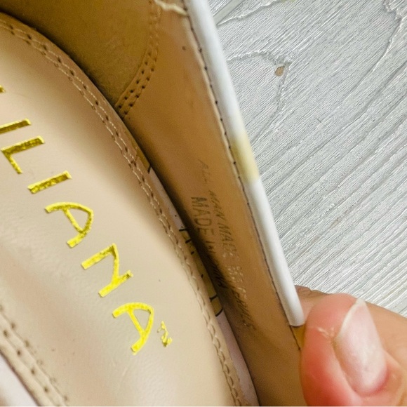 Liliana perilla Multi-color Leatherette Stiletto Heel Pumps shoes size 8 unique - Picture 5 of 13